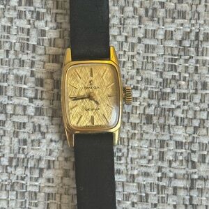 Omega De Ville Vintage Gold and Black Watch